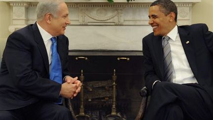 Rencontre le 18 mai 09 entre Barack Obama et Netanyahu (AFP)