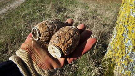 Grenades à main. (Reuters /Pascal Rossignol)