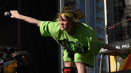 La chanteuse Billie Eilish en concert au iHeart Music Festival (Las Vegas, Etats-Unis), le 21 septembre 2019. (IMAGESPACE/REX/SIPA / SHUTTERSTOCK)