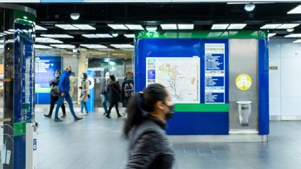 La station Châtelet - Les Halles, à Paris (BRUNO LEVESQUE / MAXPPP)