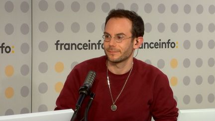 Clément Viktorovtich, le 8 mars 2022. (FRANCE INFO / RADIO FRANCE)