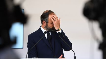 Edouard Philippe, le 7 mai 2020 à Paris. (CHRISTOPHE ARCHAMBAULT / POOL / AFP)