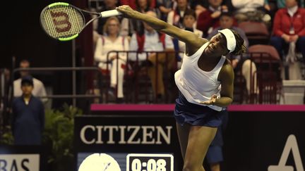 Venus Williams tout en puissance (RICHARD SHIRO / GETTY IMAGES NORTH AMERICA)