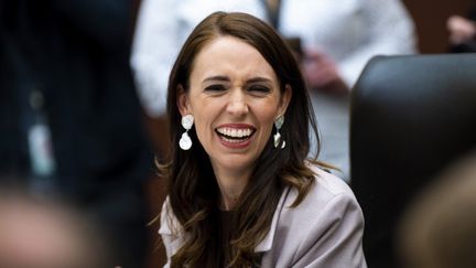 La Première ministre néo-zélandaise Jacinda Ardern, le 6 novembre 2020.&nbsp; (DAVE LINTOTT / AFP)