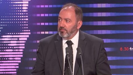 François Braun, ministre de la Santé, sur franceinfo, le 27 juillet 2022. (FRANCEINFO / RADIOFRANCE)