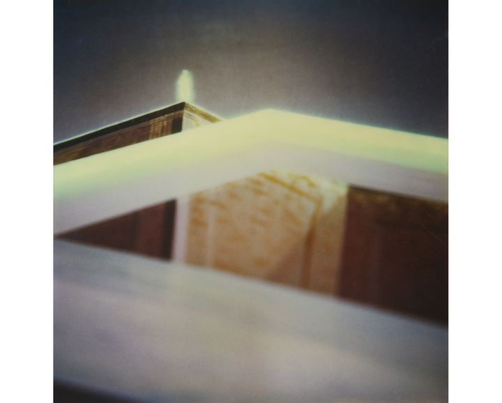 Corinne Mercadier, "Glasstype 110", Polaroid SX70, 1987 (Corinne Mercadier)