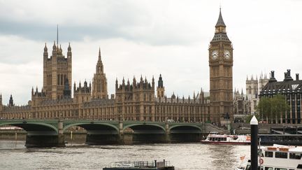 Le palais de Westminster, à Londres, au Royaume-Uni. (CLEMENT MAHOUDEAU / MAXPPP)