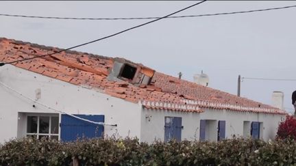 Tempête Nelson : des dégâts conséquents sur l'île d'Yeu (Franceinfo)