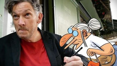 Illustrateur jeunesse, dessinateur et coloriste de bandes dessinées, Sylvain Frécon ici avec l'une de ses héroïnes. (SYLVAIN FRECON / FLUIDE GLACIAL)