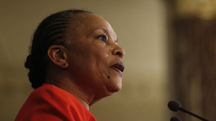 Christiane Taubira, le 27 janvier 2016 à Paris. (CHRISTIAN HARTMANN / REUTERS)