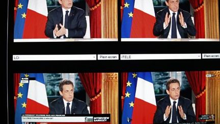 Sarkozy à la télévision (AFP)