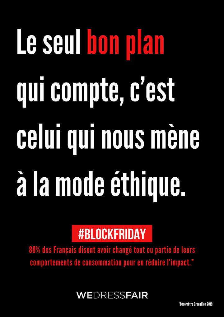 Campagne de Wedressfaire contre le Black Friday, 2019 (WEDRESSFAIR)