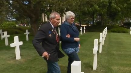 Charles Shay fait partie des vétérans qui assisteront,&nbsp;la semaine du 6 juin, aux commémorations du débarquement en Normandie.&nbsp; (FRANCE 2)