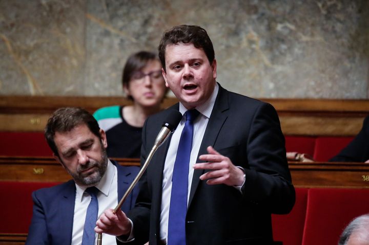 Le député socialiste Luc Belot à l'Assemblée nationale en mai 2016. (THOMAS PADILLA / MAXPPP)