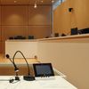 Une salle d'audience au tribunal de Paris, le 20 décembre 2020. (MANUEL COHEN / AFP)