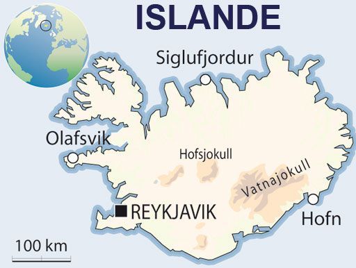 CARTE ISLANDE (AFP/LF)