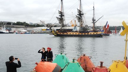 L'Hermione arrive à Brest
 (Fred Tanneau / AFP)