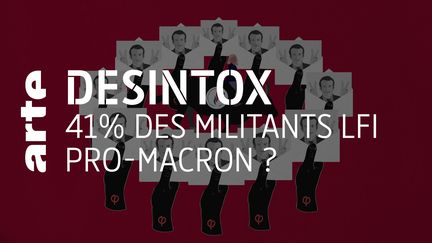 Désintox. Présidentielle 2022 : non, il n'y a pas 41% de militants LFI qui voteront Emmanuel Macron au premier tour (ARTE/2P2L)