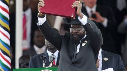 Salva Kiir, le président du Sud-Soudan. (AFP - Roberto Schmidt)