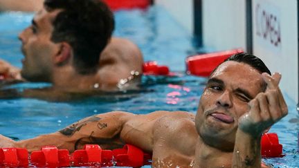 Le porte-drapeau Florent Manaudou soigne son entrée aux JO de natation et réalise le 3e temps des séries sur 50 m nage libre