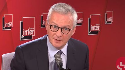 Bruno Le Maire, ministre de l'Économie, le 29 septembre 2020 sur France Inter. (FRANCE INTER / RADIOFRANCE)