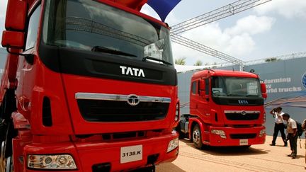 Alors que les constructeurs asiatiques ne sont pas encore prêts à s'implanter en Europe ou aux Etats-Unis, les camions les plus haut de gamme de Tata et d'Ashok Leyland pourraient vouloir conquérir les marchés russe ou brésilien, là où les constructeurs européens sont très présents. ( REUTERS/Punit Paranjpe)