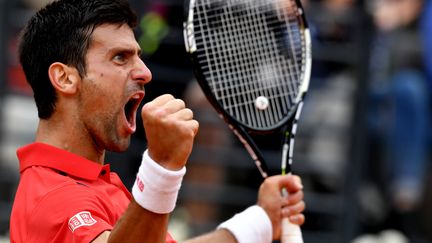 Novak Djokovic a tout donné pour vaincre Rafael Nadal (TIZIANA FABI / AFP)