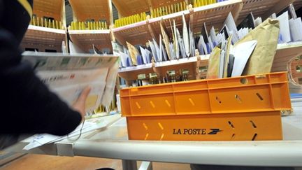 Dans un centre de tri postal (AFP - MYCHELE DANIAU)