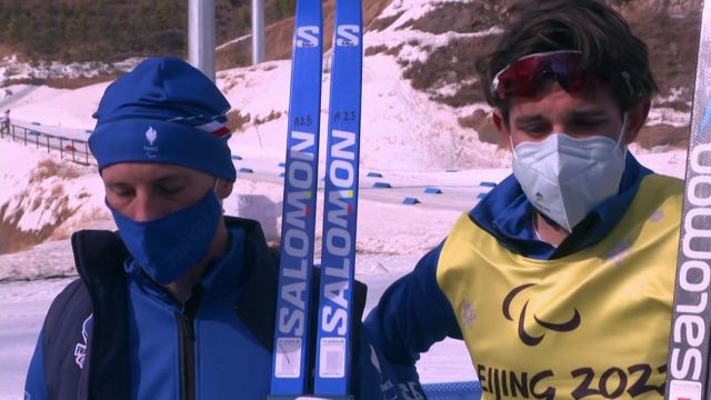 Grosse déception pour Anthony Chalençon au sprint dans la catégorie déficient visuel. Pourtant premiers des qualifications, le Français et son guide, Brice Ottonello, ont malheureusement échoué au pied du podium (+27''7). Mais aucun regret pour le Tricolore qui a tout donné dans cette finale remportée par le Canadien Brian McKeever.