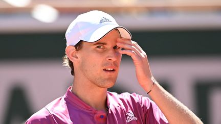 Dominic Thiem à Roland-Garros, le 30 mai 2021. (MUSTAFA YALCIN / ANADOLU AGENCY)