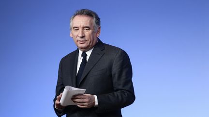 La président du Modem, François Bayrou, à Paris, le 16 décembre 2017. (PHILIPPE LOPEZ / AFP)