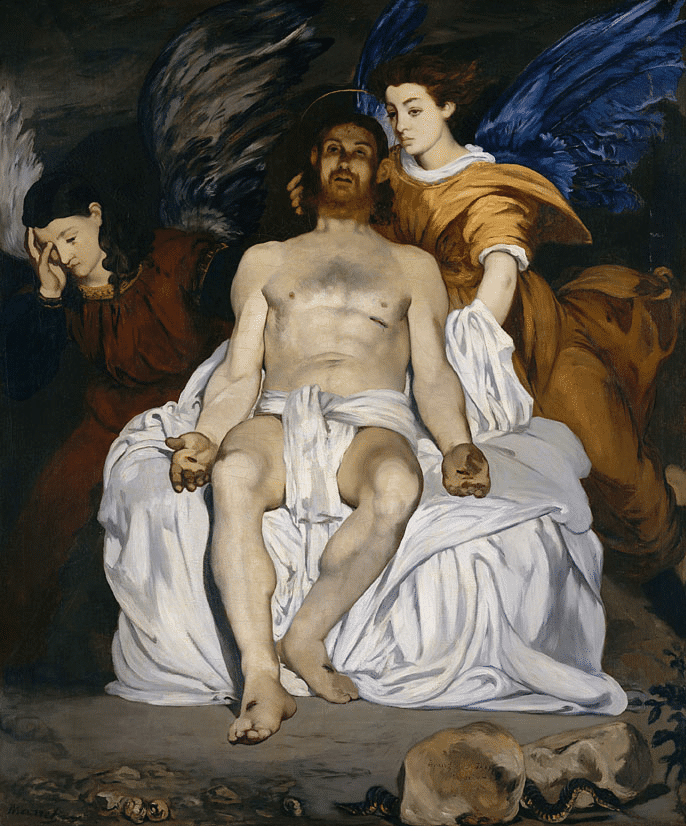 Edouard Manet, "Le Christ mort et les anges", 1864
 (The Metropolitan Museum of Art, New York, HO Havemeyer Collection, Bequest of Mrs. H.O. Havemeyer)