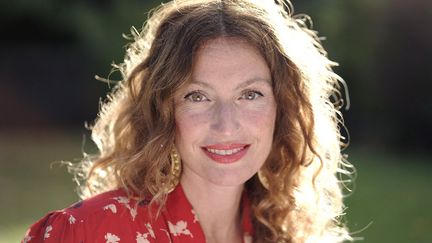 La chanteuse et réalisatrice Aurélie Saada au festival du film de Valenciennes le 27 septembre 2021.&nbsp; (SYLVAIN LEFEVRE / HANS LUCAS VIA AFP)