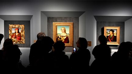 L'exposition Raphaël à Rome, aux Ecuries du Quirinal (4 mars 2020) (ALBERTO PIZZOLI / AFP)