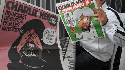 &nbsp; (Les deux unes de Charlie Hebdo qui ont fait scandale ces dix dernières années © MAXPPP)