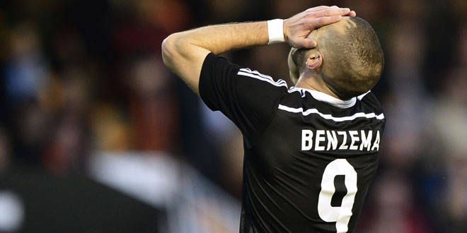 Le buteur du Real Madrid, Karim Benzema