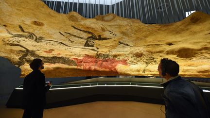 Inauguration de Lascaux IV à Montignac, le 15 décembre 2016. (MEHDI FEDOUACH / AFP)