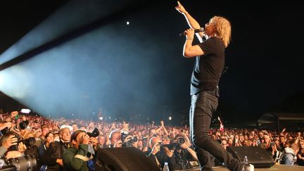 Jean-Louis Aubert (Les Insus) aux Vieilles Charrues jeudi soir
 (Alain ROBERT/SIPA)