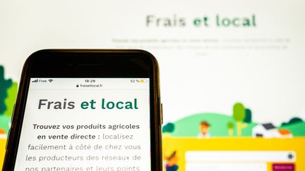 La plateforme Fraisetlocal.fr est accessible depuis janvier 2021.&nbsp; (XOS? BOUZAS / HANS LUCAS)