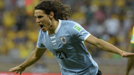 Edinson Cavani sous le maillot uruguayen