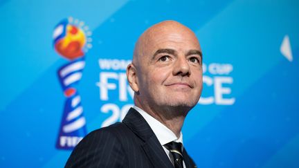 Gianni Infantino, le 5 juillet 2019, à Lyon.&nbsp; (SEBASTIAN GOLLNOW / DPA)