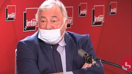 Gérard Larcher, président du Sénat, sénateur des Yvelines, est l'invité du Grand entretien de France Inter, le 3 décembre 2020. (FRANCEINTER / RADIOFRANCE)