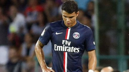 Le défenseur Thiago Silva, blessé contre le Barça