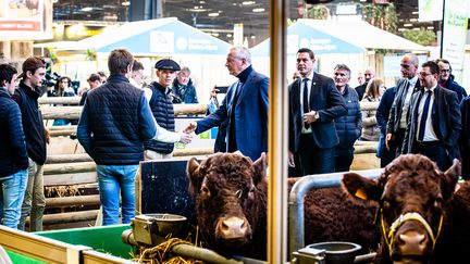 Le ministre de l'Economie, Bruno Le Maire, au Salon de l'agriculture à Paris, le 2 mars 2023. (AMAURY CORNU / HANS LUCAS / AFP)