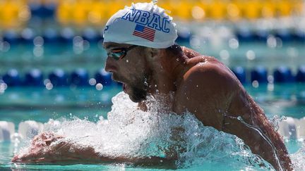 L'Américain Michael Phelps en brasse (DON FERIA / GETTY IMAGES NORTH AMERICA)