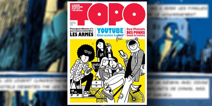 Numéro 1 de Topo, revue d'actu en BD pour les moins de 20 ans
