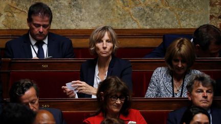 La députée du MoDem Marielle de Sarnez lors de la session inaugurale à l'Assemblée nationale, le 27 juin 2017. (PATRICK KOVARIK / AFP)