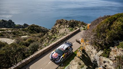 Sébastien Ogier lors du Tour de Corse. (THOMAS FENETRE / DPPI MEDIA)