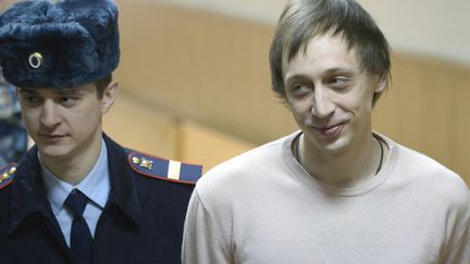 Pavel Dmitrichenko, reconnu coupable dans l'agression à l'acide contre Sergueï Filine, directeur artistique du Bolchoï (3 décembre 2013)
 (Alexander Nemenov / AFP)