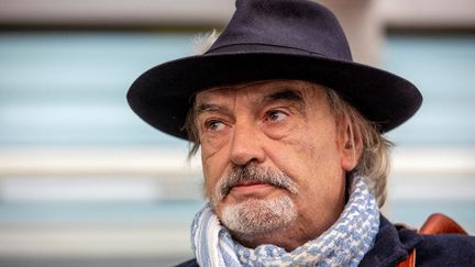 Ian Bailey, ancien journaliste britannique condamné en 2019 pour le meurtre de Sophie Toscan du Plantier, en Irlande, en 1996, le 12 octobre 2020, à Dublin. (PAUL FAITH / AFP)